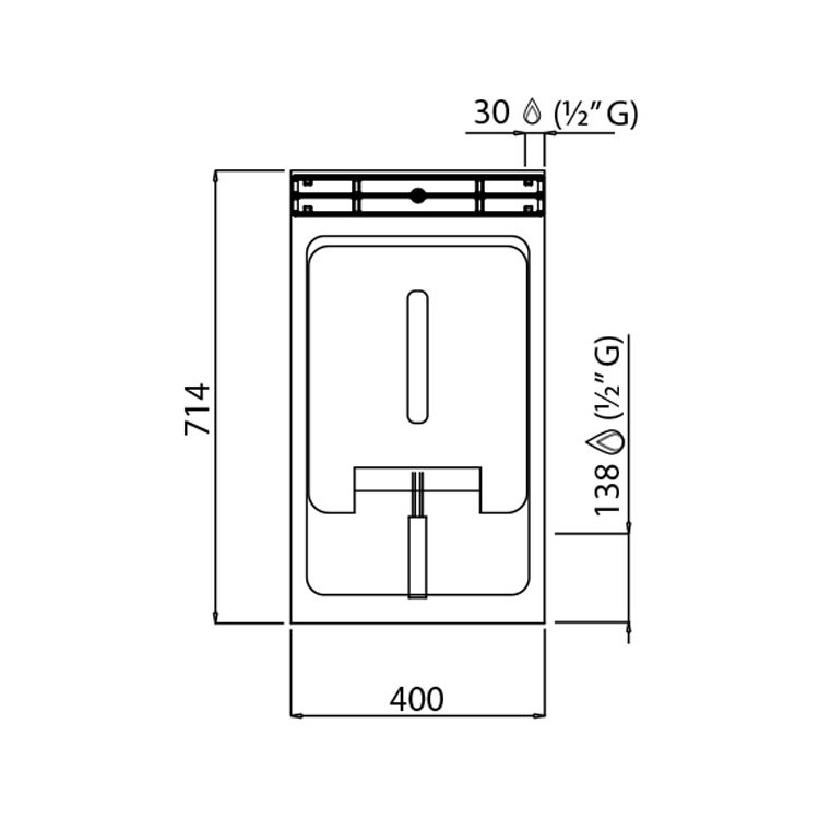 FREIDORA 18L ELÉCTRICA MUEBLE FONDO 70