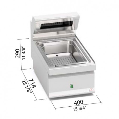 MANTENEDOR FRITOS ELÉCTRICO F.70 SOBREMESA