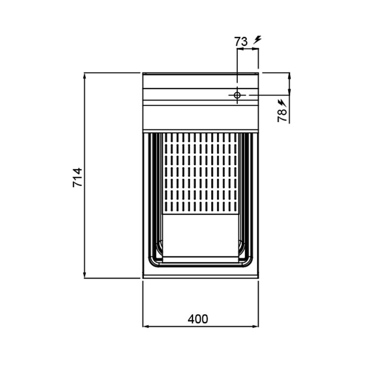 MANTENEDOR FRITOS ELÉCTRICO F.70 SOBREMESA