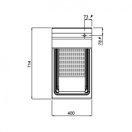MANTENEDOR FRITOS ELÉCTRICO F.70 MUEBLE