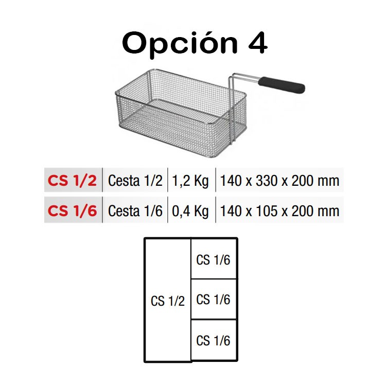 -OPCIÓN 4- CESTAS CUECE PASTAS