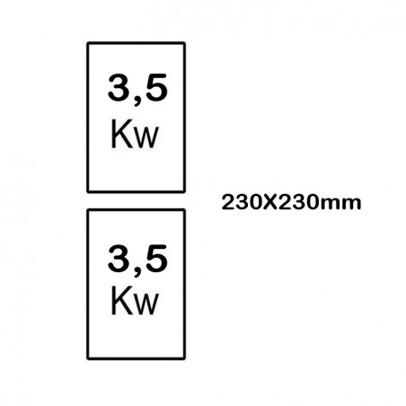 COCINA INDUCCIÓN 2 FUEGOS MUEBLE ELÉCTRICA