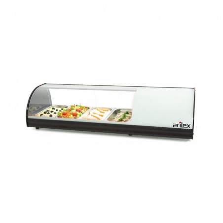 VITRINA REFRIGERADA TAPAS 1,1M PARA CUBETAS