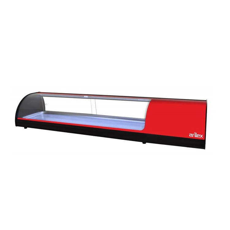 VITRINA REFRIGERADA TAPAS 1,4M PLACA LISA
