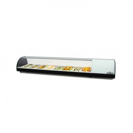VITRINA REFRIGERADA TAPAS 1,8M PARA CUBETAS