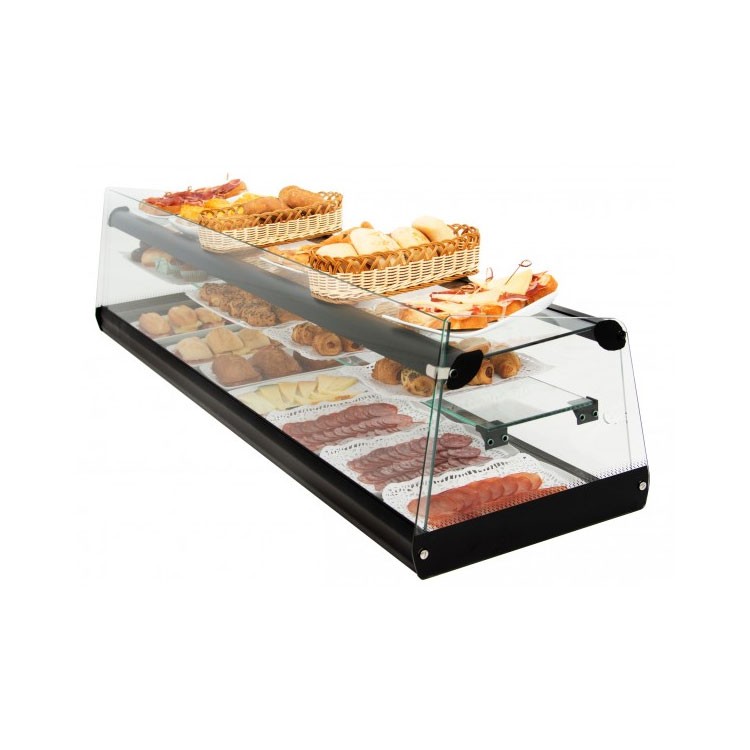 VITRINA CRISTAL NEUTRA TRIPLE 1,4M