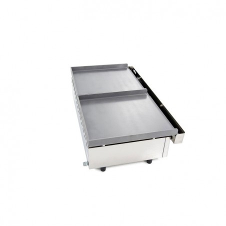 PLANCHA DOBLE GAS 60+60 ACERO LAMINADO DE 6MM
