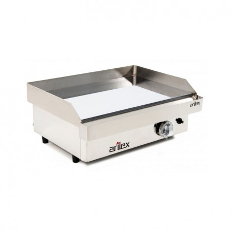 PLANCHA GAS 60X40 ACERO 15MM BAÑO CROMO DURO