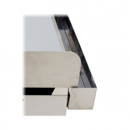 FRYTOP A GAS ACERO BAÑO CROMO DURO 15MM 33X50