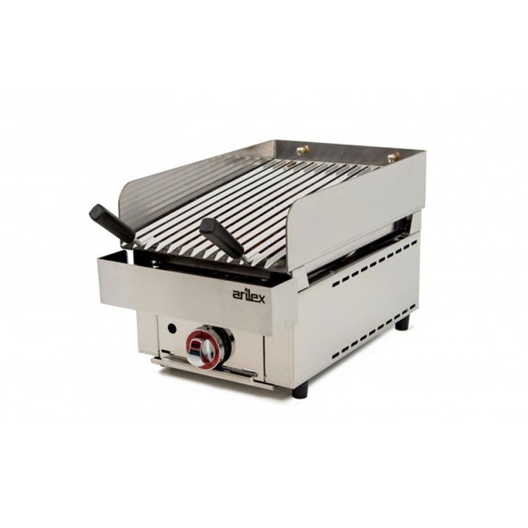 PARRILLA VASCA DE 33X59 CON PIEDRA VOLCÁNICA
