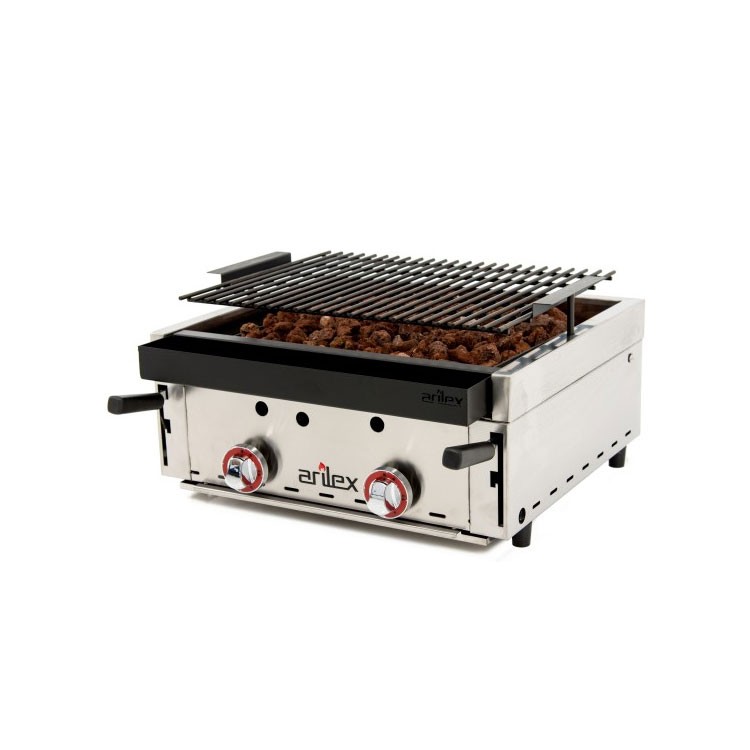 BARBACOA 60X60 CON PIEDRA VOLCANICA