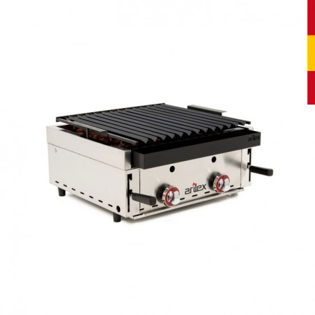 BARBACOA 60X60  CON PIEDRA VOLCANICA