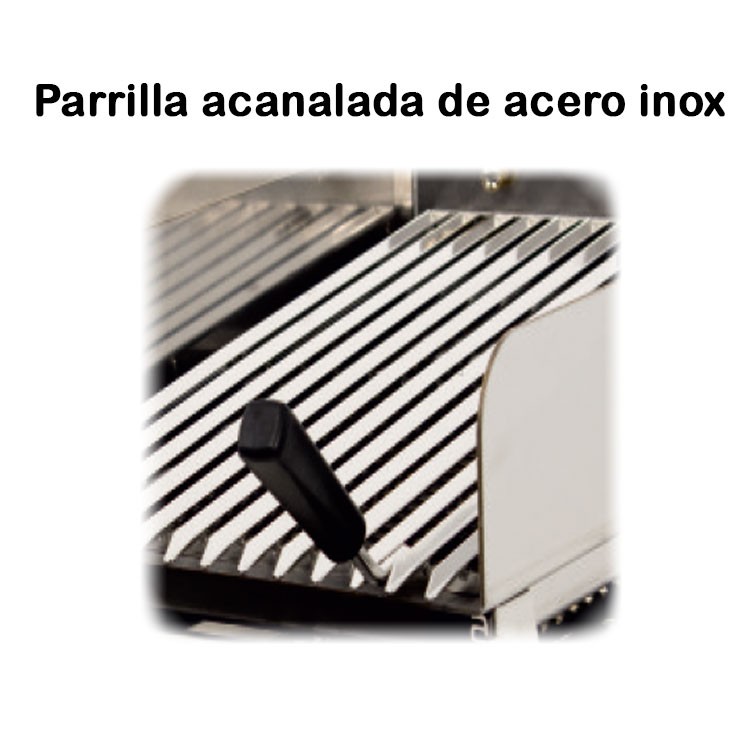 BARBACOA 90X60 CON PIEDRA VOLCANICA