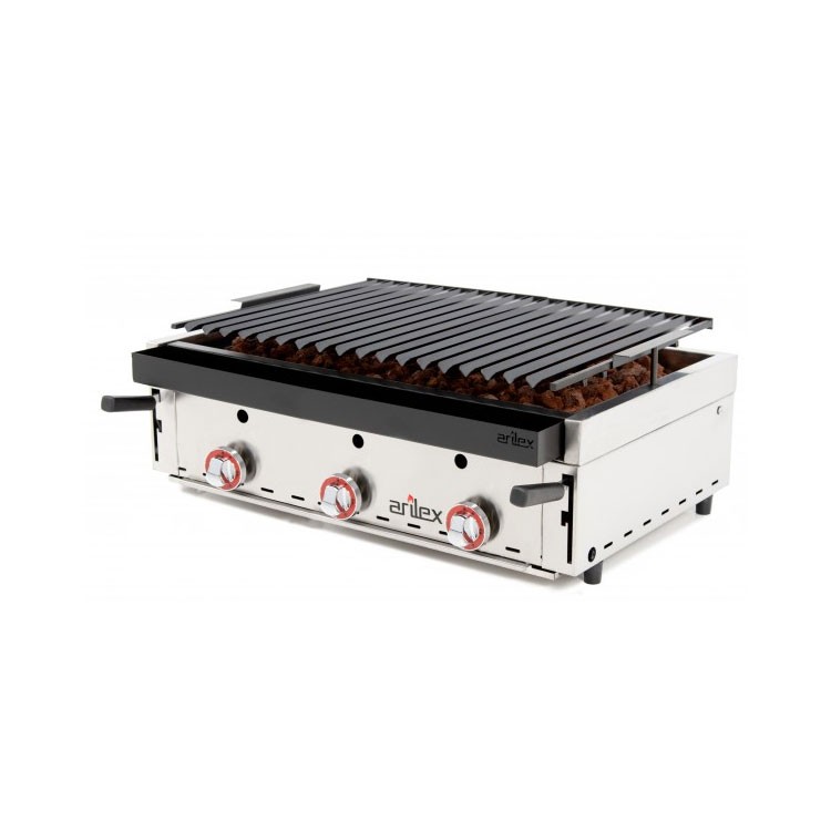 BARBACOA 90X60 CON PIEDRA VOLCANICA