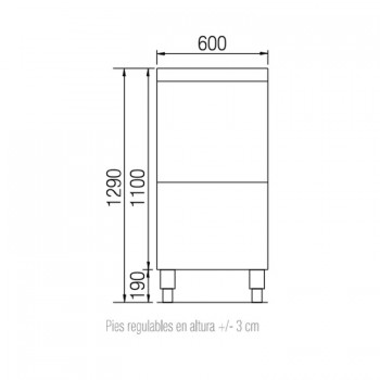 LAVABANDEJAS MUEBLE CON CESTA 50X60 CM 2