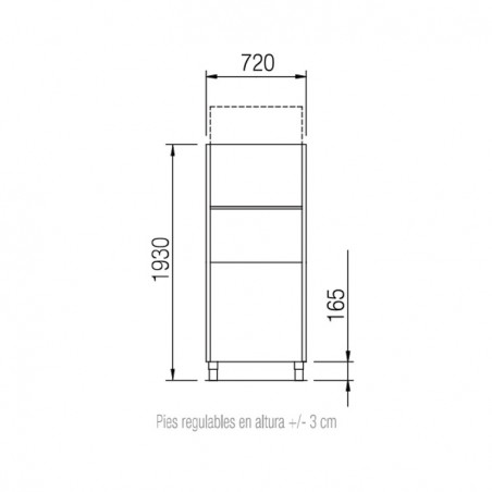 LAVABANDEJAS MUEBLE SUPERFICIE UTIL 56X63X65