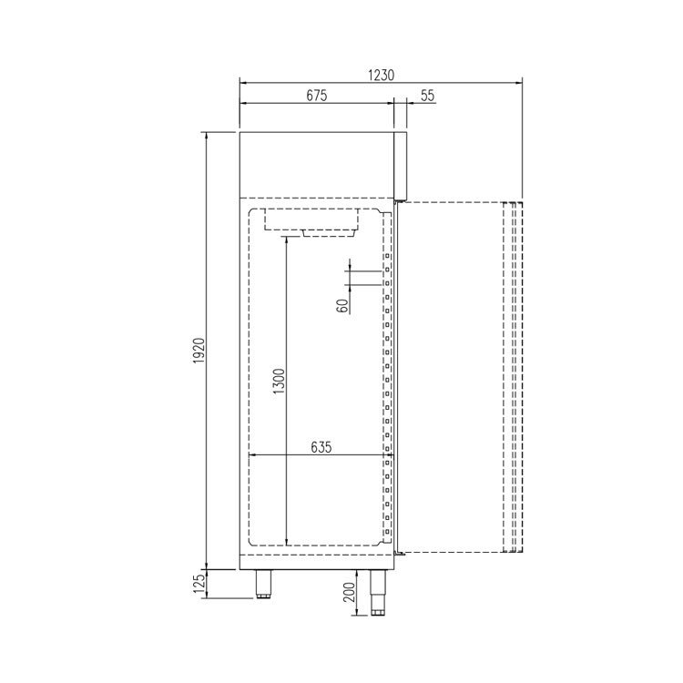 ARMARIO REFRIGRADO 1 PUERTA MULTIESTANTE