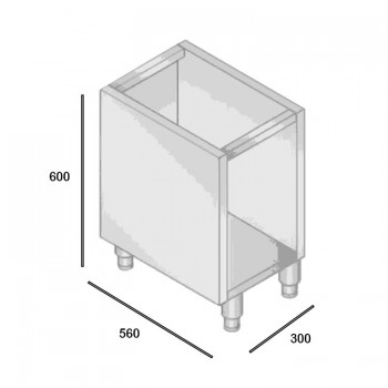 SOPORTE INOXIDABLE 300X600 2