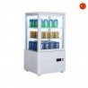 EXPOSITOR REF. CRISTAL 4 CARAS 1 PUERTA CAP. 78L