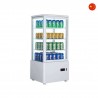 EXPOSITOR REF. CRISTAL 4 CARAS 1 PUERTA CAP. 78L