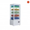 EXPOSITOR REF. CRISTAL 4 CARAS 1 PUERTA CAP. 98L