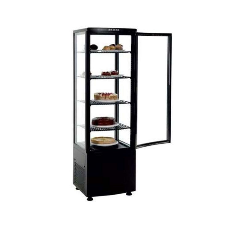 EXPOSITOR REFRI. CRISTAL 4 CARAS CAP. 238L