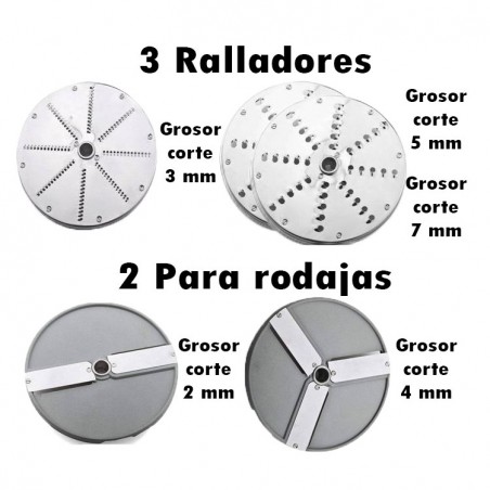 CORTAVERDURA CON 5 DISCOS INCLUIDOS