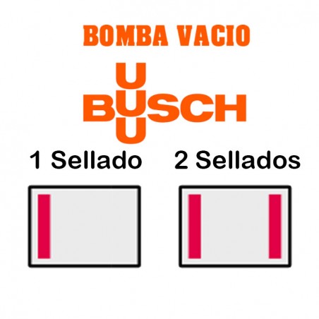 ENVASADORA LONG. 45 CM SELLADO BOMBA BUSCH