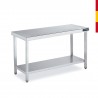 MESA ACERO INOXIDABLE FONDO 80 CM