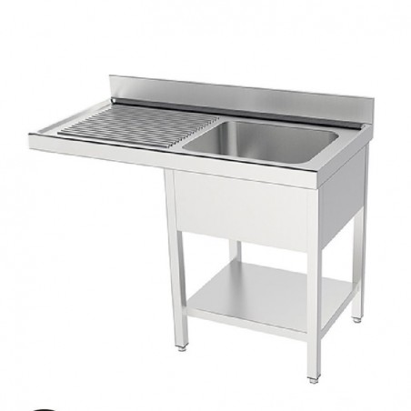 FREGADERO 1 CUBA PARA LAVAVAJI. ESTANTE F. 600