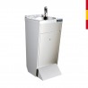 MUEBLE LAVAMANOS ELECTRÓNICO + JABÓN