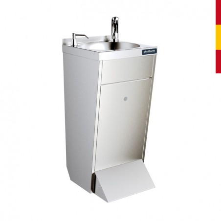 MUEBLE LAVAMANOS ELECTRÓNICO + JABÓN