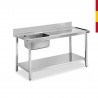 MESA PETO PRELAVADO LAVAVAJILLAS CON ARO