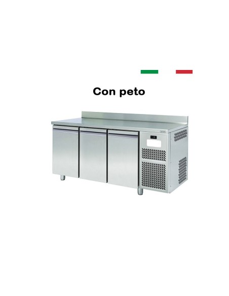 MESA REFRIGERADA 3 PUERTAS FONDO 60 CM