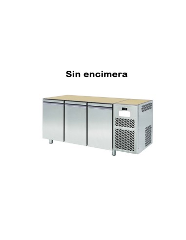 MESA REFRIGERADA 3 PUERTAS FONDO 60 CM