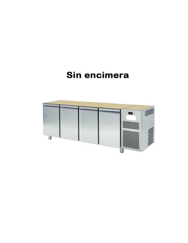 MESA REFRIGERADA 4 PUERTAS FONDO 60 CM