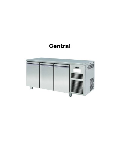 MESA REFRIGERADA 3 PUERTAS FONDO 70 CM