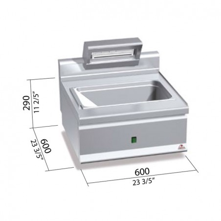 MANTENEDOR FRITOS F.60 ELÉCTRICO SOBREMESA