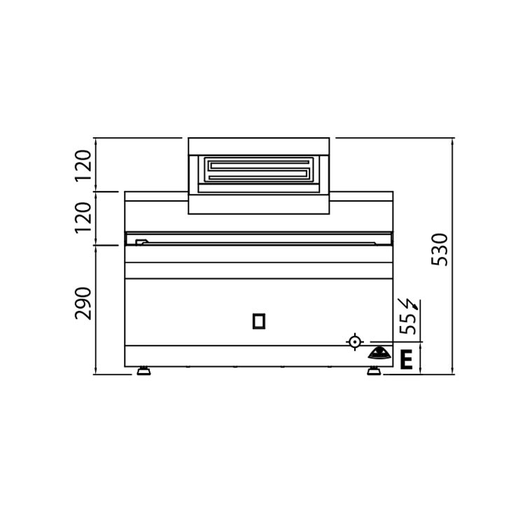 MANTENEDOR FRITOS F.60 ELÉCTRICO SOBREMESA