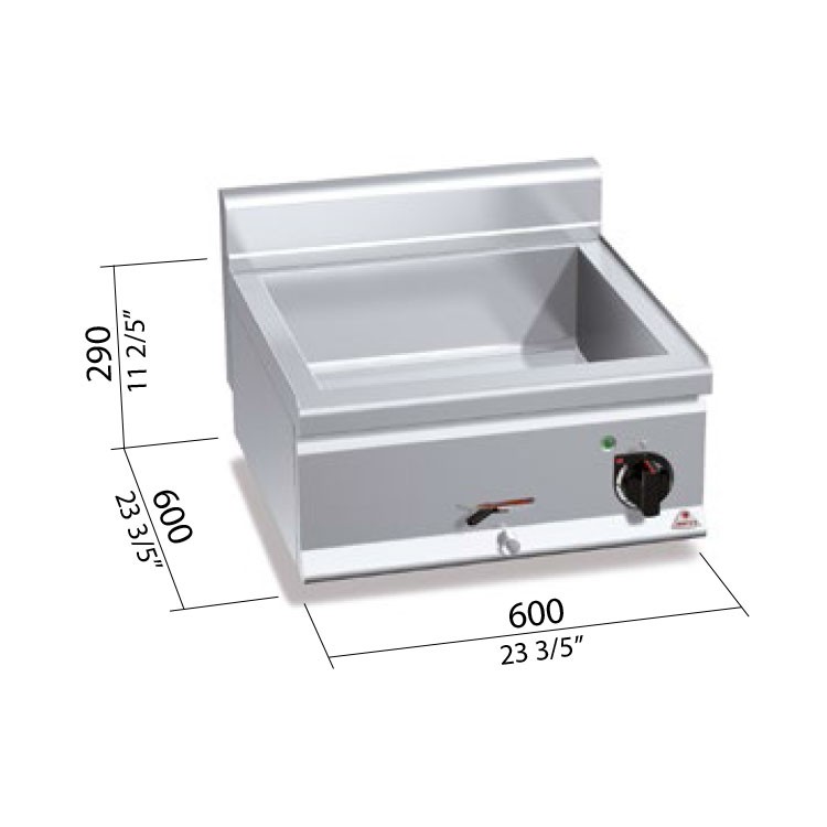 BAÑO MARÍA ELÉCTRICO SOBREMESA 600X600