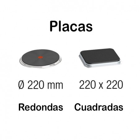 COCINA 2 FOGONES FONDO 70 ELÉCTRICA MUEBLE